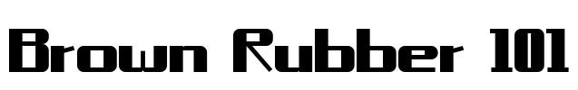 Brown Rubber 101