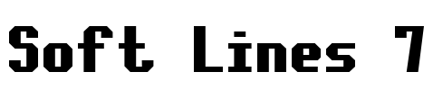 Soft Lines 7 Font Image
