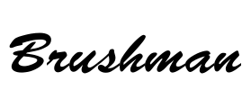 Brushman Font Image