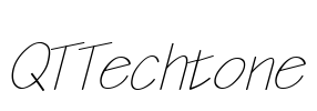 QTTechtone Font Image