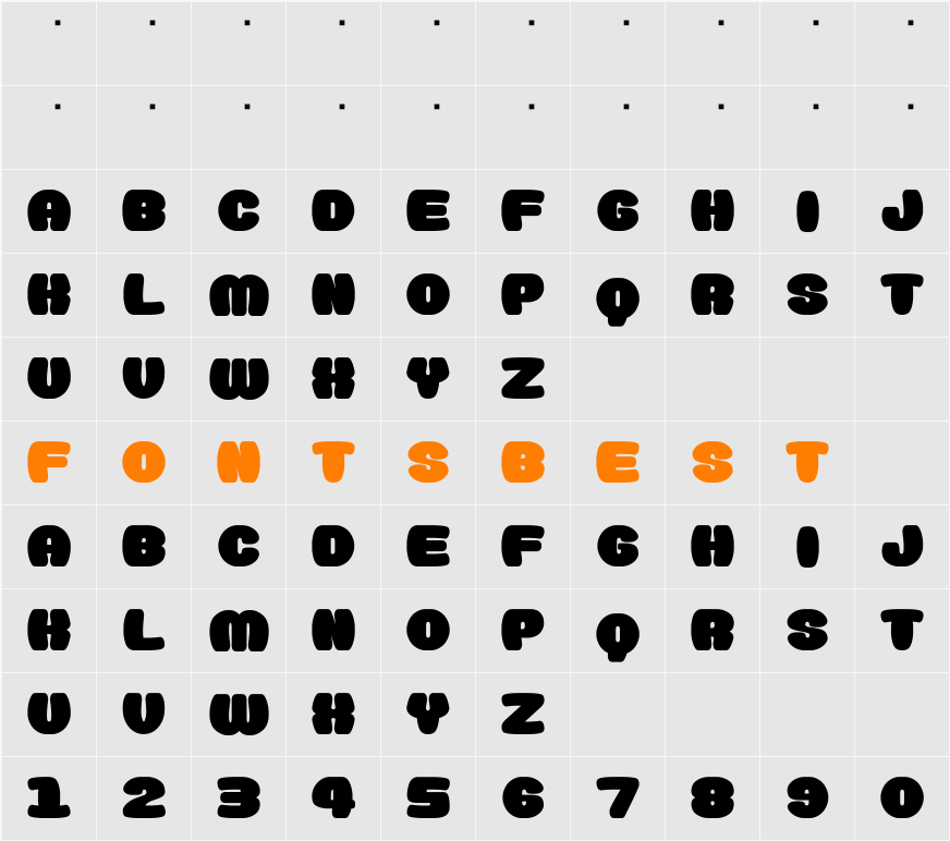 Doughnut Monster__G Character Map