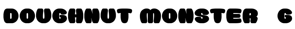 Doughnut Monster__G Font Image