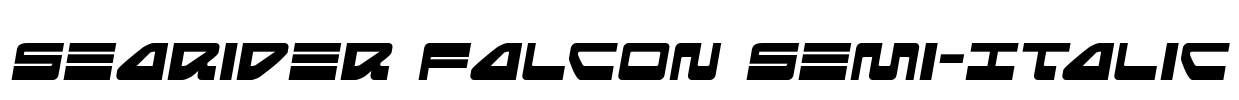 Searider Falcon Semi-Italic