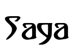 Saga Font Image