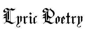 Lyric Poetry Font Image