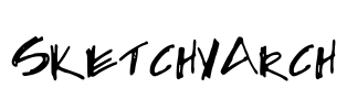 SketchyArch Font Image