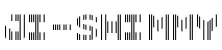 JI-Shimmy Font Image