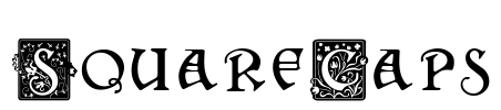 SquareCaps Font Image