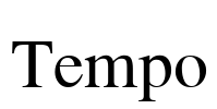 Tempo Font Image