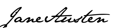 JaneAusten Font Image