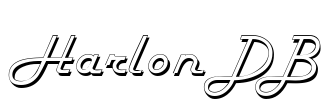 HarlonDB Font Image