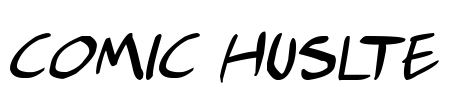 comic huslte Font Image