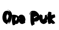 Opa Puk Font Image
