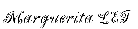 Marguerita LET Font Image