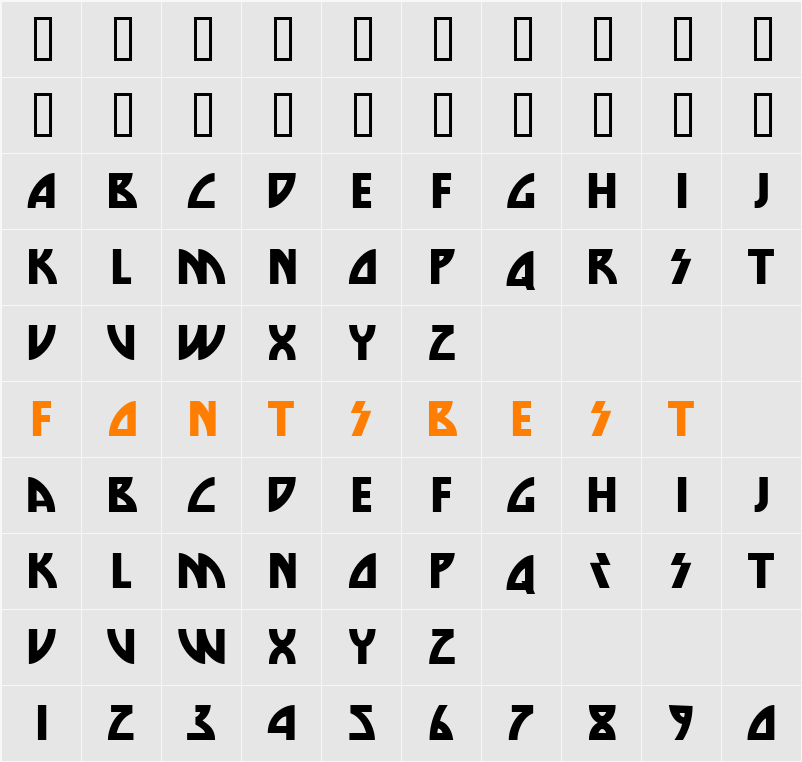 Die Nasty Character Map
