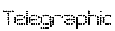 Telegraphic Font Image