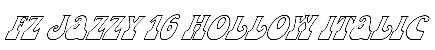 FZ JAZZY 16 HOLLOW ITALIC