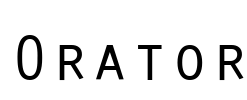 Orator Font Image