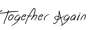 Together Again Font Image