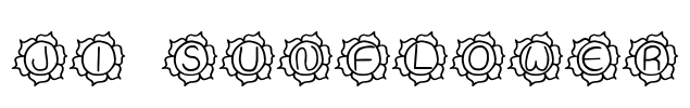 JI Sunflower Font Image