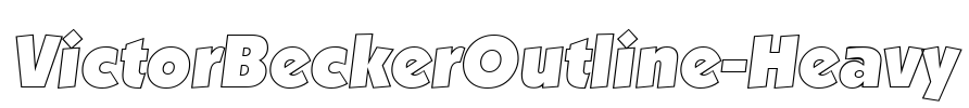 VictorBeckerOutline-Heavy