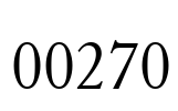 00270 Font Image