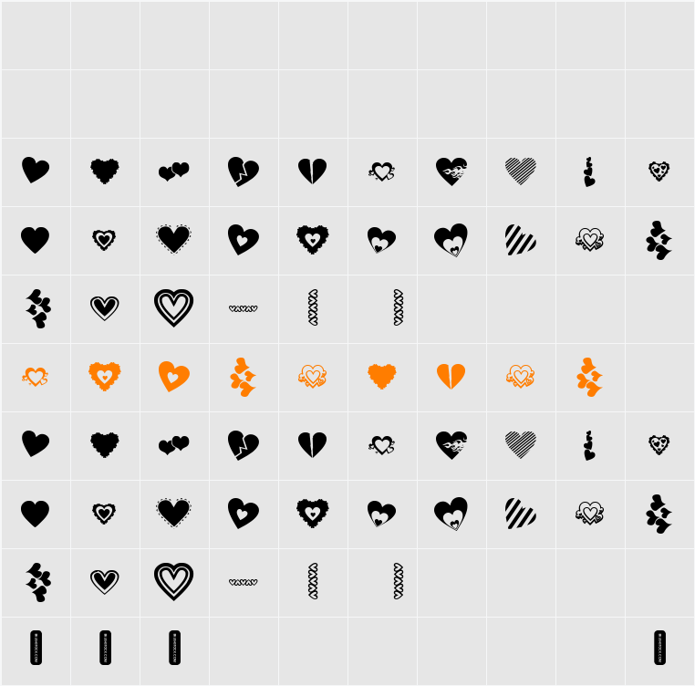 Loves DevineUS Character Map