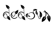 dedaun Font Image