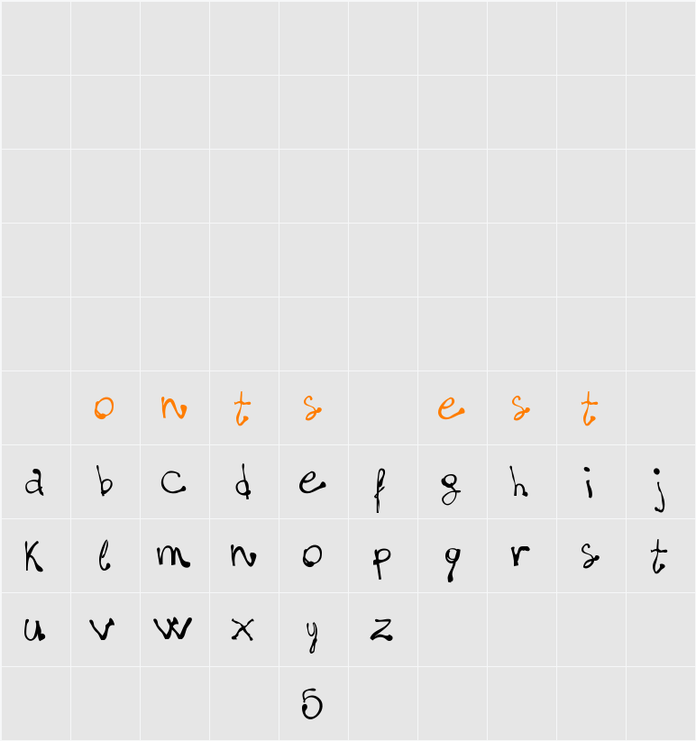 fonts-lab(dot)com_five$matter! Character Map