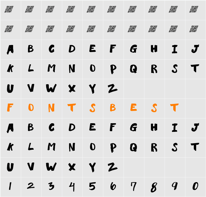 LoveRiot Character Map