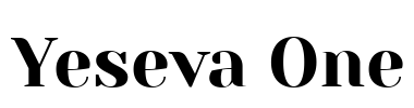 Yeseva One Font Image