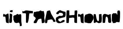 ripTRASHround Font Image