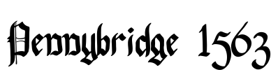 Pennybridge 1563
