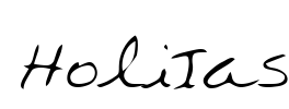 Holitas Font Image
