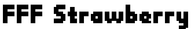 FFF Strawberry Font Image