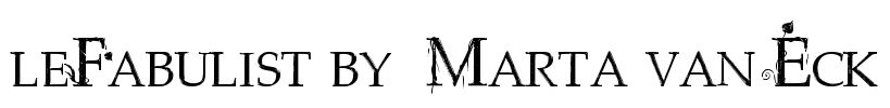 leFabulist by  Marta van Eck Font Image