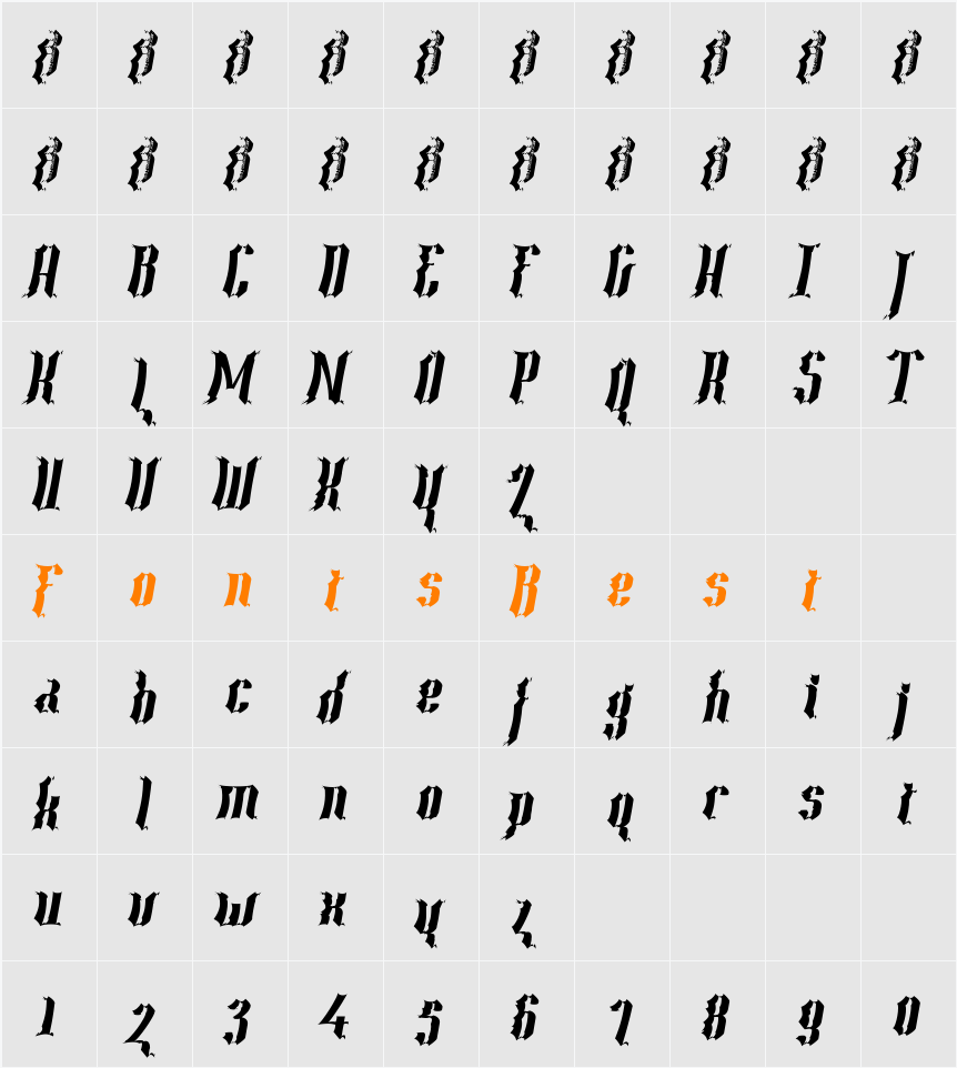 Year2000 Context Scrambled Hvy Character Map
