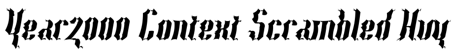 Year2000 Context Scrambled Hvy