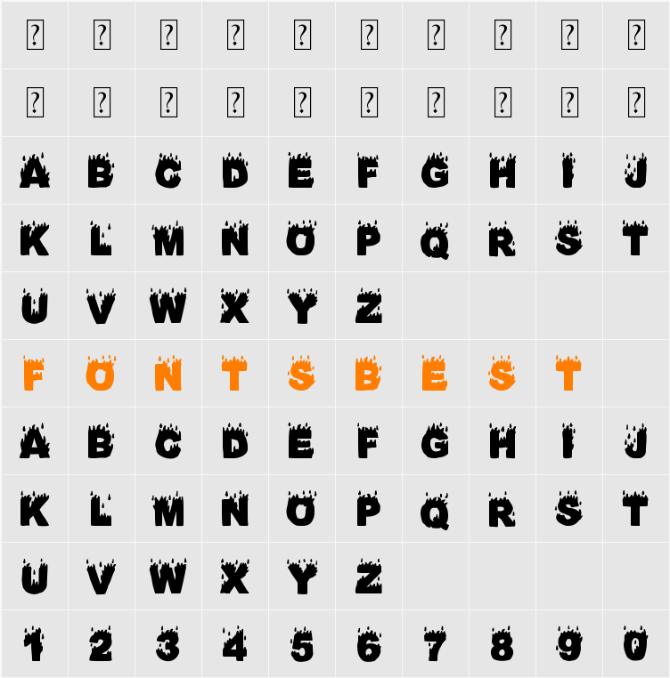 Fuego Fatuo Character Map