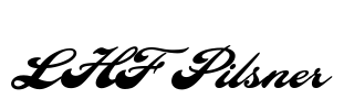 LHF Pilsner Font Image