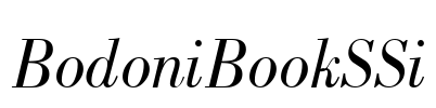BodoniBookSSi
