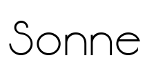 Sonne Font Image