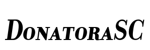 DonatoraSC Font Image