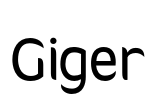 Giger Font Image