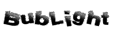 BubLight Font Image