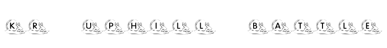 KR Uphill Battle Font Image