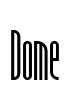 Dome Font Image