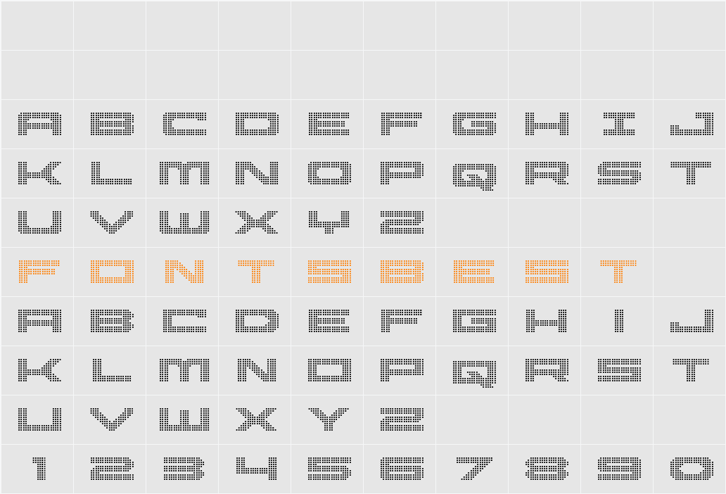 Pocket Ball Character Map