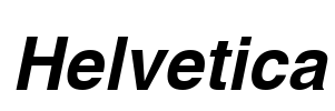 Helvetica Font Image