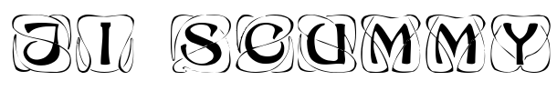 JI-Scummy Font Image